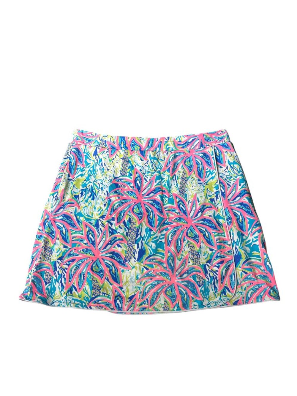 Lulu-B Womens Skort Golf Athletic Colorful Neon Size Large